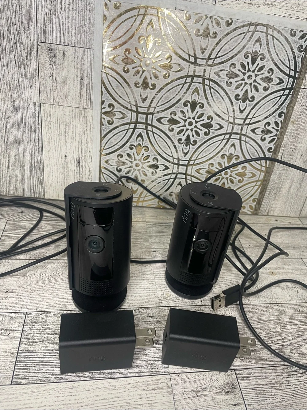 Ring indoor cam(2nd gen)black wired plug in
